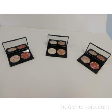 Le serie di tonalità opache e brillanti evidenziano il blush